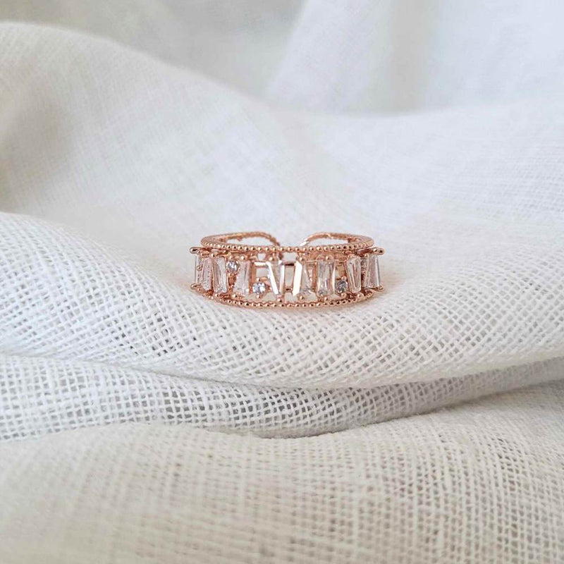 EVE Rose Gold Cluster Ring