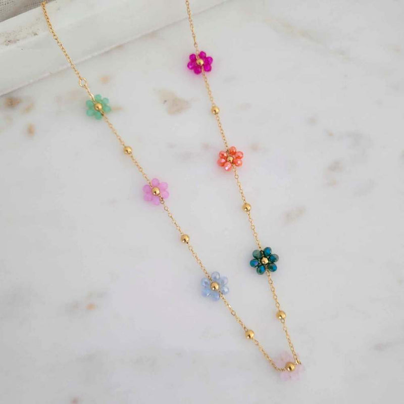 MEADOW Gold Flower Necklace