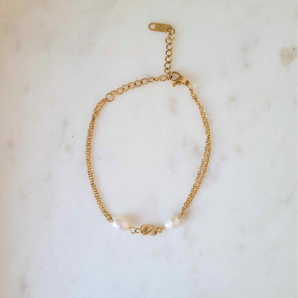 ALANA Gold Pearl Bracelet