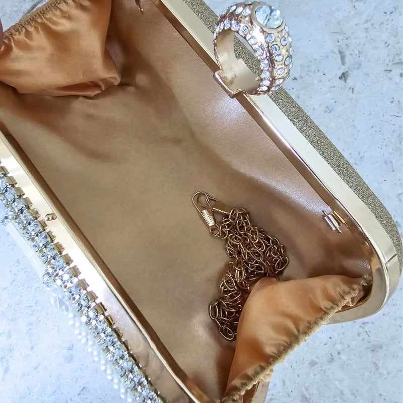 MIA Clutch Bag | Gold