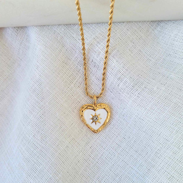 HEART Star Gold Necklace