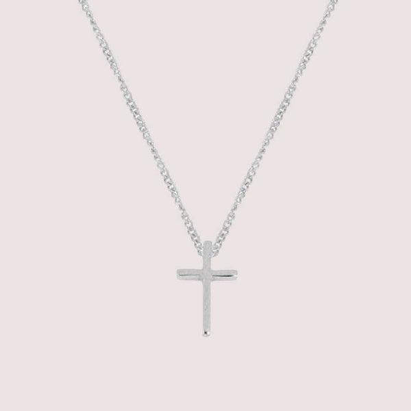 X Cross Necklace in Sterling Silver with 14K Yellow Gold, 31.7mm | David  Yurman