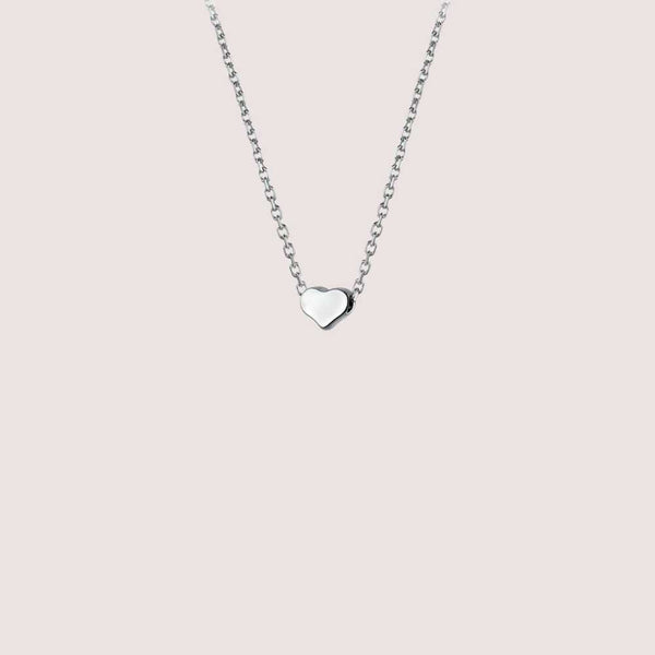HEART Sterling Silver Pendant Necklace